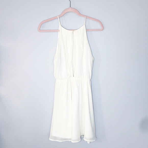 Lush Blouson Chiffon Skater Dress - Picture 6 of 6